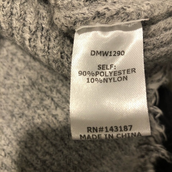 Gray V-Neck Sweater - Dance & Marvel - Picture 6 of 7